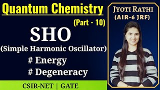 SHOsimple harmonic oscillatorenergy degeneracyquantum mechanics CSIRNET GATE in Hindi [upl. by Dian669]