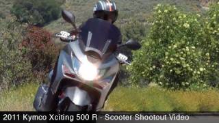 MotoUSA Scooter Shootout 2011 Kymco Xciting 500 R [upl. by Asia]