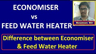 Economiser vs Feed Water Heater  Difference Between Economise and Feed Water Heater [upl. by Xilef850]