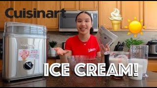 Cuisinart Frozen YogurtSorbet amp Ice Cream Maker ICE30 Series Review  NK Cookery [upl. by Dnomhcir]