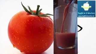 Tomatensaft Rezept  60 Sekunden Tutorial 3 [upl. by Purity210]