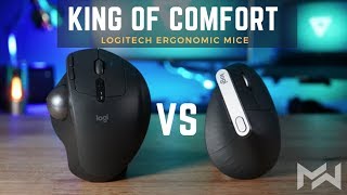 Still THE BEST Ergonomic Mouse Logitech MX Ergo vs MX Vertical  Comparison Review [upl. by Anoj55]