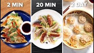 2Min Vs 20Min Vs 2Day Dumplings [upl. by Ailhat]