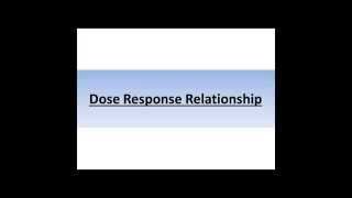 quotDose Response Relationshipquot Explained in a Simple Way [upl. by Azzil]