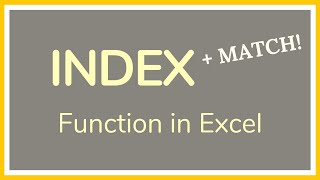 How to Use the INDEX Function in Excel  Tutorial [upl. by Ennoval]