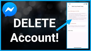 How To DELETE Messenger Account [upl. by Jorey]