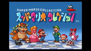 Super Mario AllStars Japan Super Mario Collection SNES Intros amp Menu [upl. by Parke]