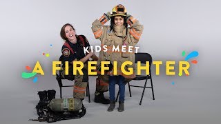 Kids Meet a Fire Fighter  Kids Meet  HiHo Kids [upl. by Stillman538]