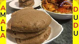 How to Make Amala  Nigerian Food  Yummielicouz Food Recipes [upl. by May659]