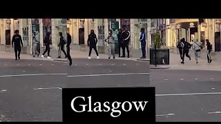 Glasgow Gang Armed With Machetes Ambush 16 Year Old In Argyle Street In Broad Daylight [upl. by Ylloh186]