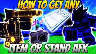 HOW TO GET ANY STAND OR ITEM IN STANDS AWAKENING AFK [upl. by Giacopo453]