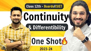 Continuity and Differentiability  Class 12 Maths  NCERT for Boards amp CUET [upl. by Ilak]