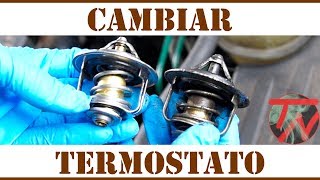 Como cambiar TERMOSTATO coche 🔧 [upl. by Kcam]