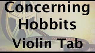 Learn Concerning Hobbits on Violin  How to Play Tutorial [upl. by Ijies715]