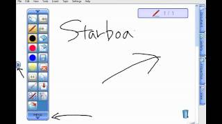 StarBoard Software 90 Tutorial  3 Quick Instruction [upl. by Nahtnahoj196]