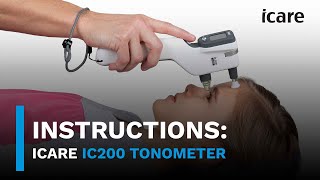 iCare IC200 Tonometer Instructional Video [upl. by Nnasor]