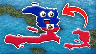 Haiti  Geography amp Departments  Countries of the World [upl. by Ithsav964]