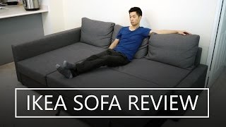 IKEA FRIHETEN Sofa Bed Review [upl. by Notsob]