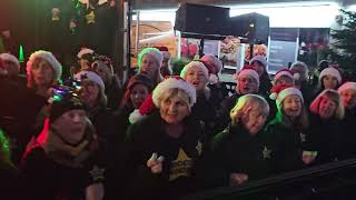 WHAT CHRISTMAS MEANS TO ME Rock Choir at Birkdale Lights Switch On 1st December 2024 [upl. by Krystal]