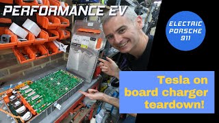 Tesla Onboard Charger Teardown Pt1  Opening it up to look inside  how does this gen 3 Charger Work [upl. by Oconnor]