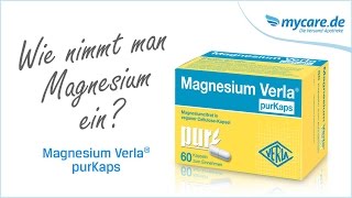 Wie nimmt man Magnesium ein [upl. by Derek]