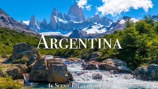 Argentina 4K  Scenic Relaxation Film With Calming Music [upl. by Llednor]