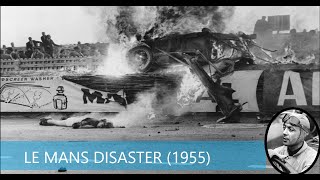 Le Mans Crazy Moments  1955 DISASTER Car Crash Breakdown [upl. by Enneibaf]