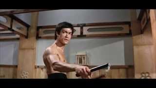 Bruce Lee  Best Ever Nunchaku Demonstration [upl. by Sairtemed]