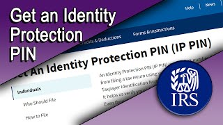 Get an Identity Protection PIN [upl. by Ymorej731]