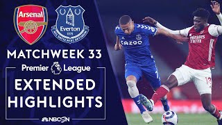 Arsenal v Everton  PREMIER LEAGUE HIGHLIGHTS  4232021  NBC Sports [upl. by Gean324]