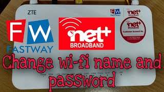 How to Change WiFi Name and Password Netplus broadband Tech review [upl. by Moe]