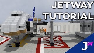 Minecraft  Airport Jetway Tutorial [upl. by Nitza]