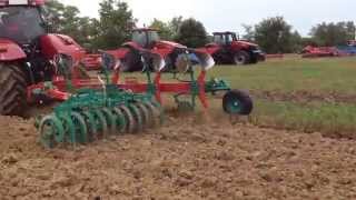 Kverneland LB plough with Packomat in Hungary 2015 summer  1 [upl. by Harlie]