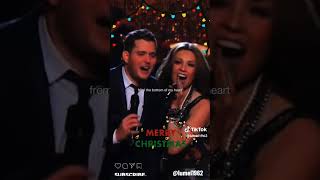 Michael Bublé amp Thalia  Feliz Navidad [upl. by Ednihek892]