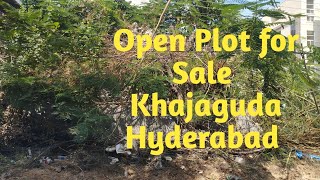 Open Plot for Sale in Khajaguda Nanakramguda Road Hyderabad [upl. by Airegin586]