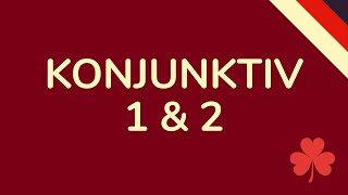 KONJUNKTIV 1 amp 2 DEUTSCH einfach erklärt animiert 🇩🇪 [upl. by Beau736]