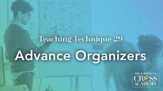 Teaching Technique 29 Advance Organizers [upl. by Lateh]