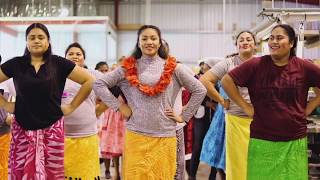 SAMOAN GROUP DANCE  O AU O LE SAMOA [upl. by Nylarahs]