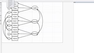 Confirmatory factor analysis demo using STATA SEM builder 2018 [upl. by Wit]