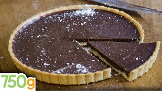 Recette de Tarte au chocolat inratable  750g [upl. by Annail]