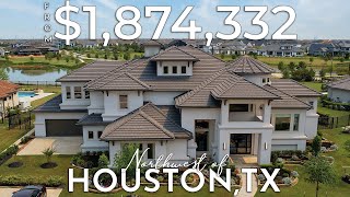 INSIDE A GORGEOUS CUSTOM ESTATE HOME FOR SALE IN CYPRESS TX  NEAR HOUSTON  NEW HOME TOUR [upl. by Leyes]