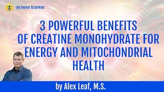 ☀️ 3 Powerful Benefits of Creatine Monohydrate For Energy And Mitochondrial Health [upl. by Fernandina]