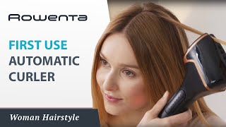 SO CURLS Automatic curler by Rowenta – First use [upl. by Milman]