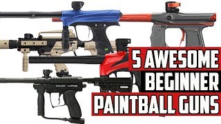 5 Awesome Beginner Paintball Guns  4K [upl. by Missi]