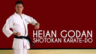 Heian Godan  Shotokan KarateDo JKA [upl. by Sammie669]