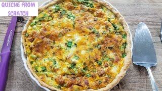 EASY QUICHE RECIPE  How To Make Quiche  perfect for breakfast lunch or dinner [upl. by Assilev]