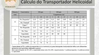 DIMENSIONAMENTO DE TRANSPORTADORES [upl. by Cand]