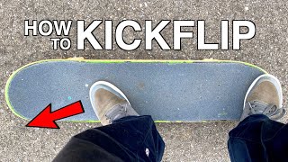 HOW TO KICKFLIP [upl. by Annaxor]