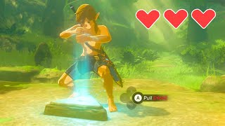 How to Get Master Sword Early With 3 Hearts in Zelda Breath of the Wild [upl. by Lednew]