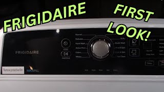 Frigidaire FFTW4120SW First Look Normal Wash [upl. by Ahsekyt]